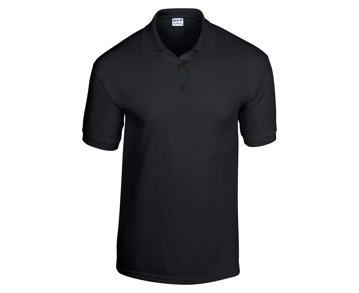 Gildan Childrens/Kids Plain Jersey Polo Shirt (Black) - PC6149