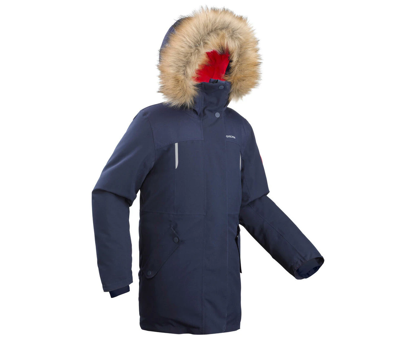 DECATHLON QUECHUA Girl's Winter Hiking Parka Waterproof Age 7-15 -17oC - SH500 Ultra-Warm