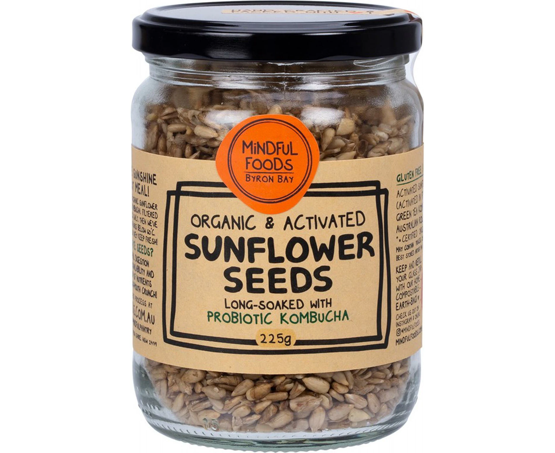 Sunflower Seeds Organic & Activated - 225g