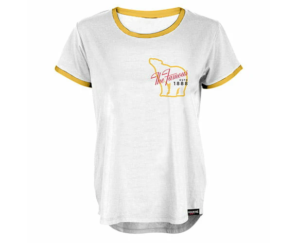 Bundy Bundaberg Rum The Famous Ringer White Tee T-Shirt