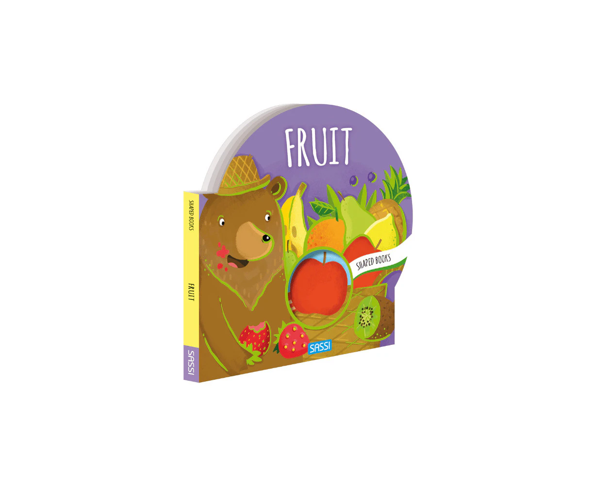 Sassi Kids/Children Fun Interactive Educational Shaped Board Book Fruits