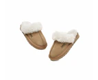 AUSTRALIAN SHEPHERD(R) UGG Slippers Kids Australian Sheepskin Wool Muffin - Chestnut