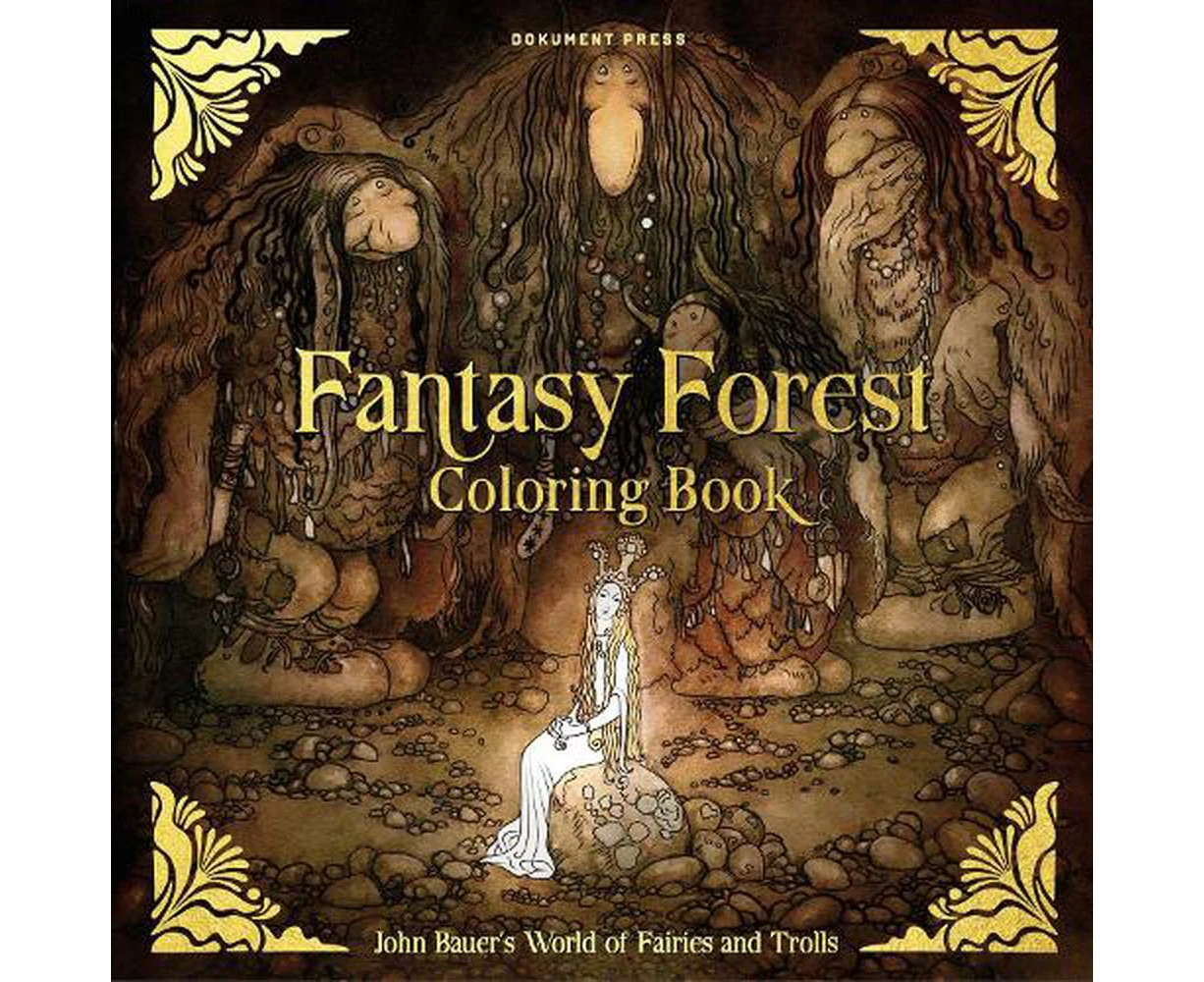 Fantasy Forest Coloring Book