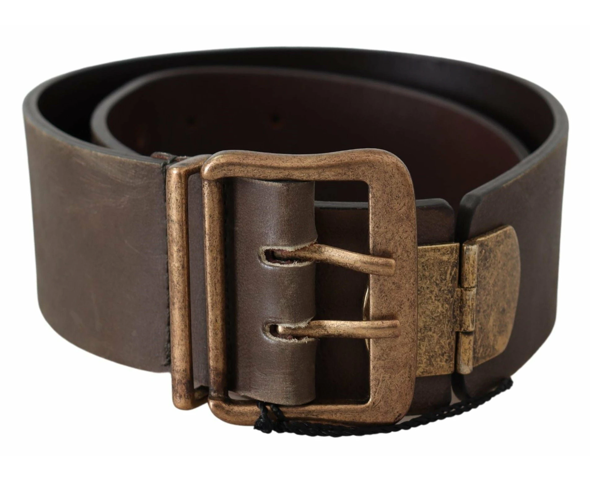 ERMANNO SCERVINO Wide Strap Leather Fashion Belt - Brown