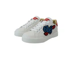 White Portofino Logo Classic Sneakers Shoes - White