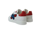 White Portofino Logo Classic Sneakers Shoes - White