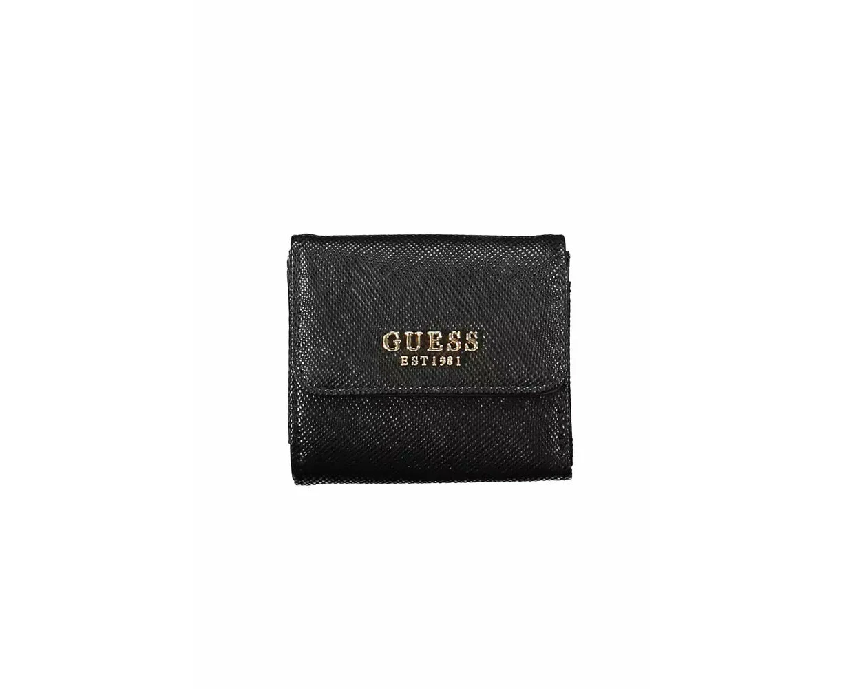 Guess Jeans Black Polyethylene Women Wallet