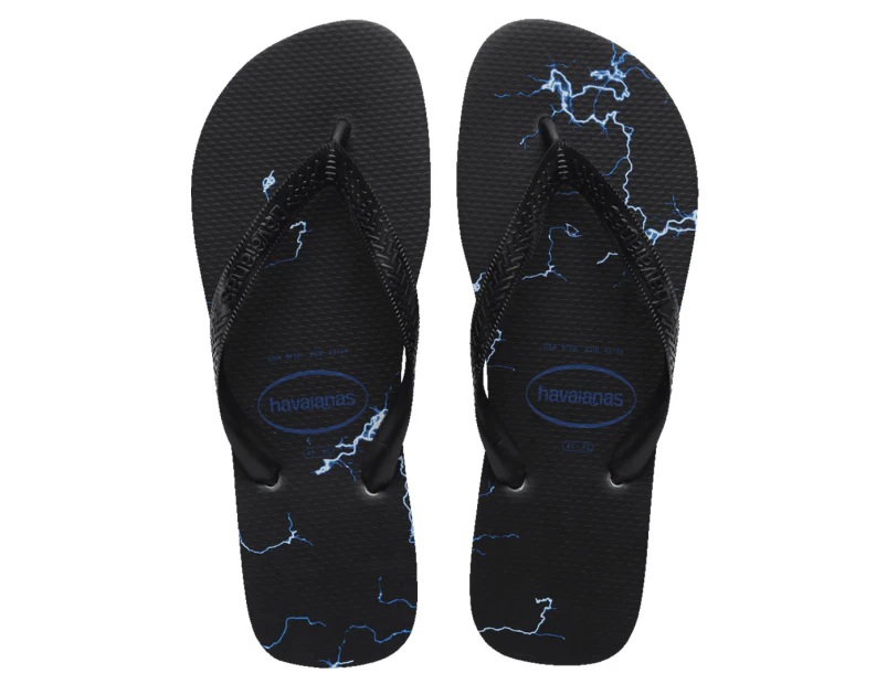 Havianas Men's Top Thongs - Lightning Black/Blue