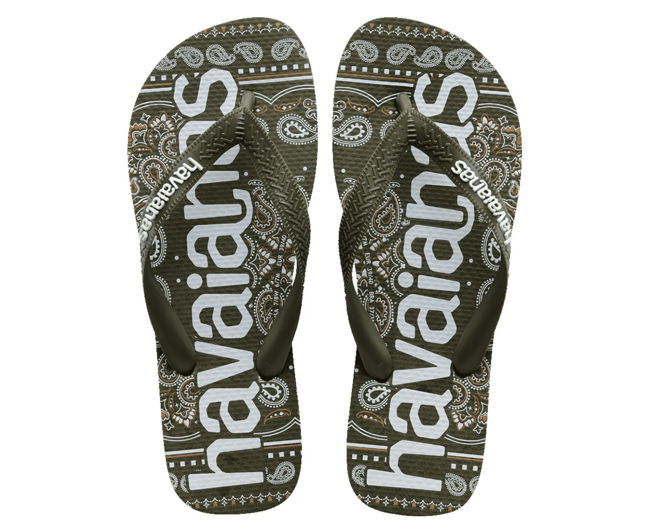 Havaianas Men's Top Logomania Thongs - Fashion Green