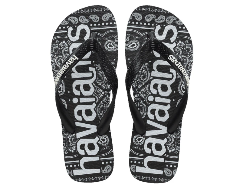 Havianas Men's Top Logomania Thongs - Fashion Black