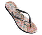 Havaianas Women's Slim Petals Thongs - New Graphite