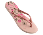 Havaianas Women's Slim Organic Thongs - Ballet Rose/Golden Blush/Rosa