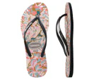 Havaianas Women's Slim Petals Thongs - New Graphite