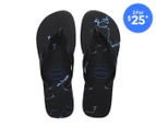 Havaianas Men's Top Thongs - Lightning Black/Blue