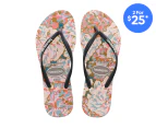 Havaianas Women's Slim Petals Thongs - New Graphite