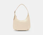 Tony Bianco Mat Hobo Shoulder Bag - Parchment