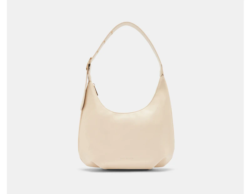 Tony Bianco Mat Hobo Shoulder Bag - Parchment