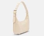 Tony Bianco Mat Hobo Shoulder Bag - Parchment