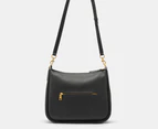 Coach Cary Pebble Leather Shoulder Bag - Black