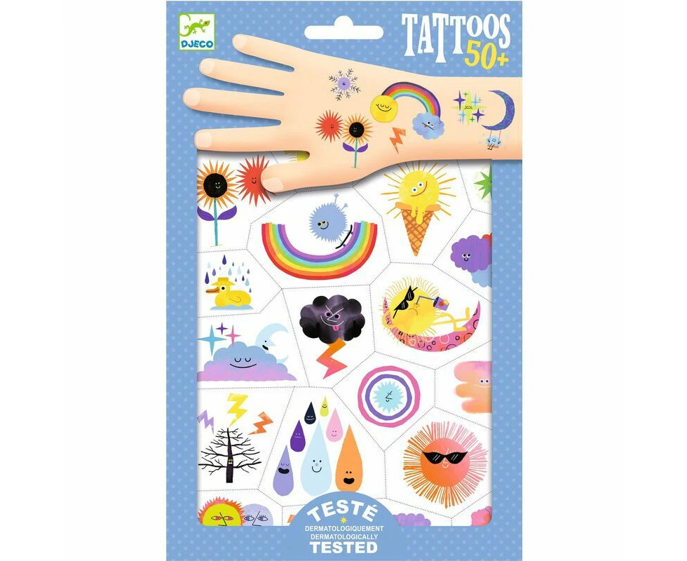 Djeco - Weather Emojis Tattoos