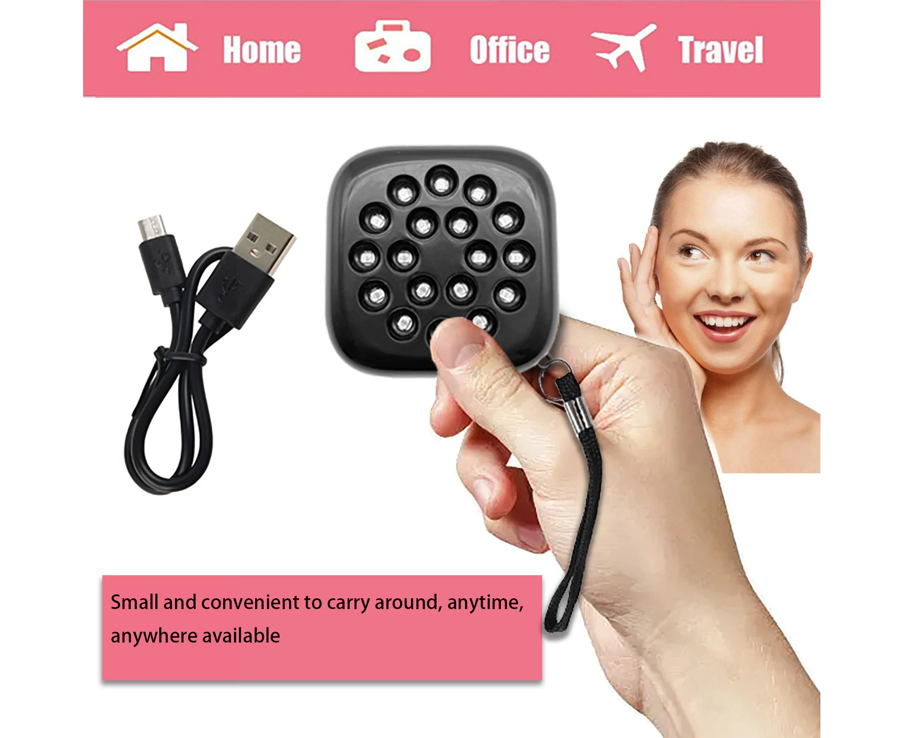 Led Infrared Therapy Lamp,Portable Red Light Therapy Lamp,Small Handheld Therapy Lamp