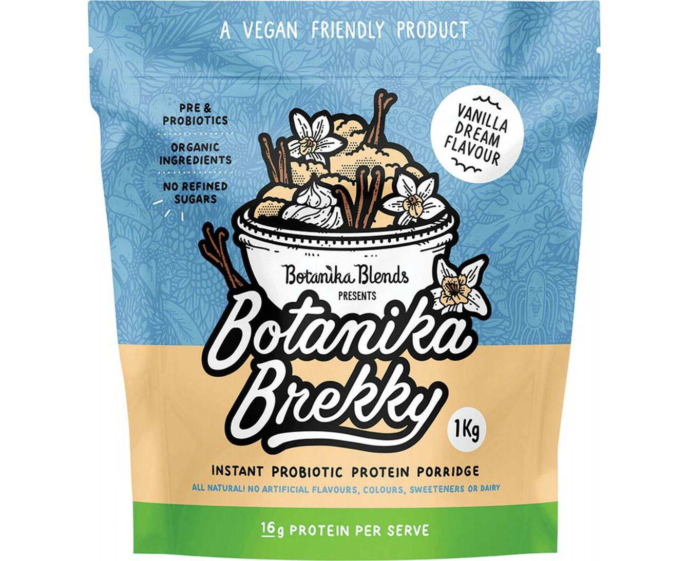 Botanika Brekky Probiotic Porridge (Vanilla Dream) - 1kg