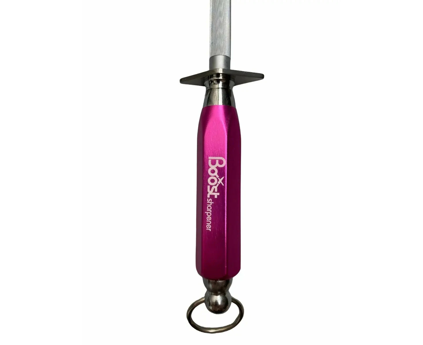 Boost 12 Inch Diamond Sharpening Steel - Colour Aluminium Handled Bks-12