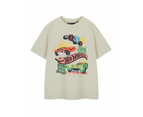 Hot Wheels Boys Short Sleeved T-Shirt (Beige)