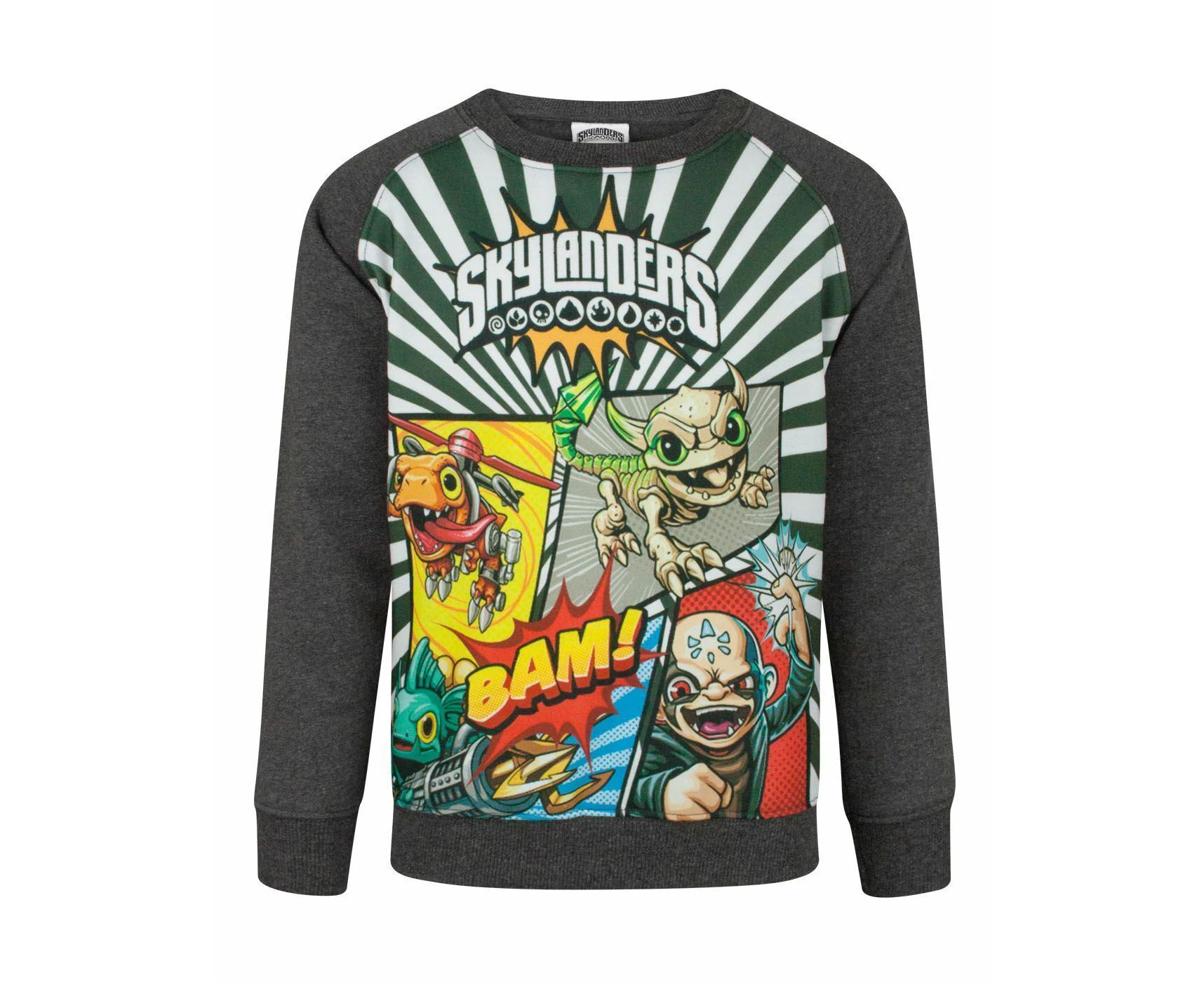 Skylanders Boys Sweatshirt (Grey)