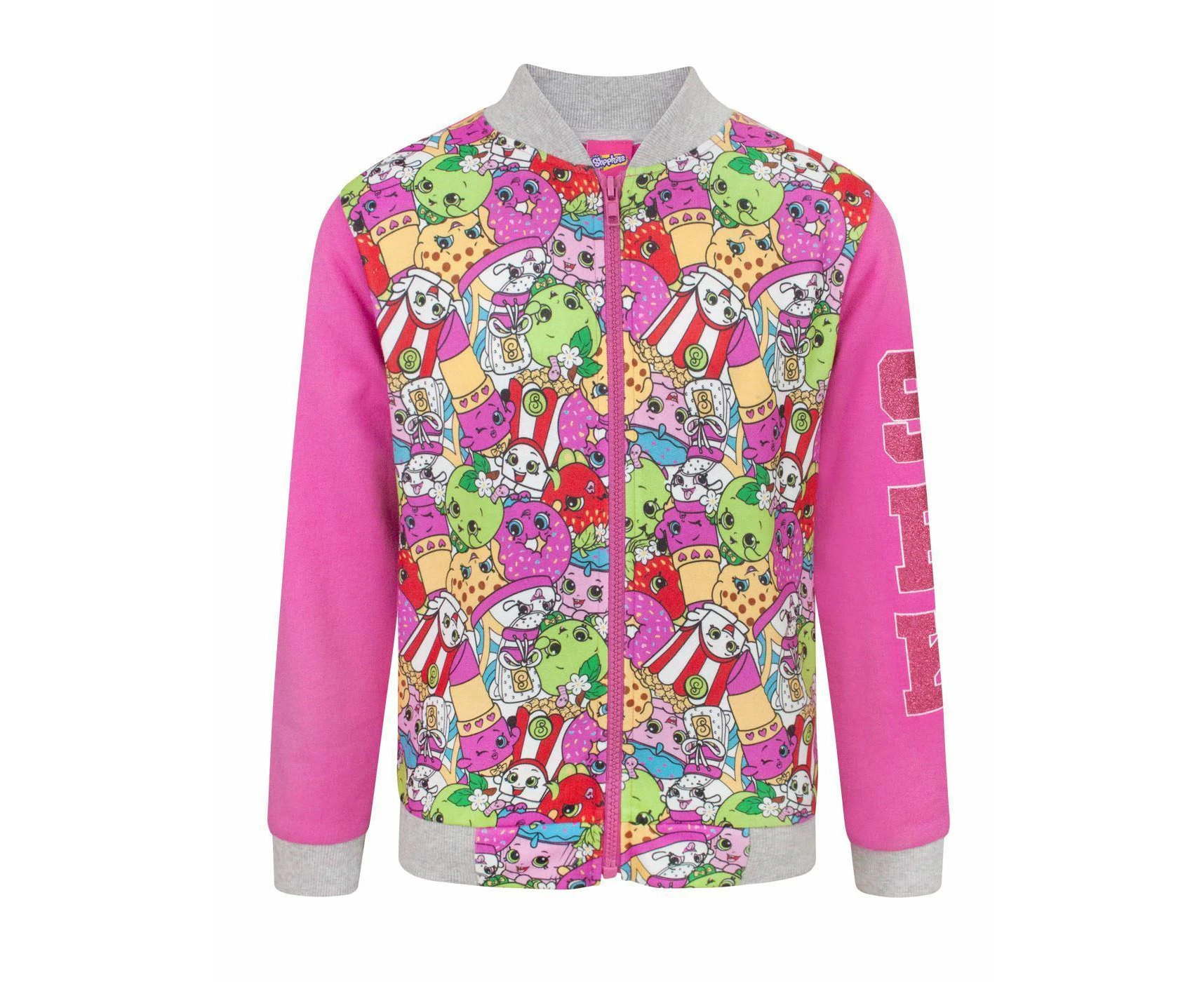 Shopkins Girls Bomber Jacket (Pink)