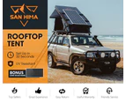 San Hima Kalbarri X Rooftop Tent Hardshell With Ladder 4x4 + 250W Solar Panel