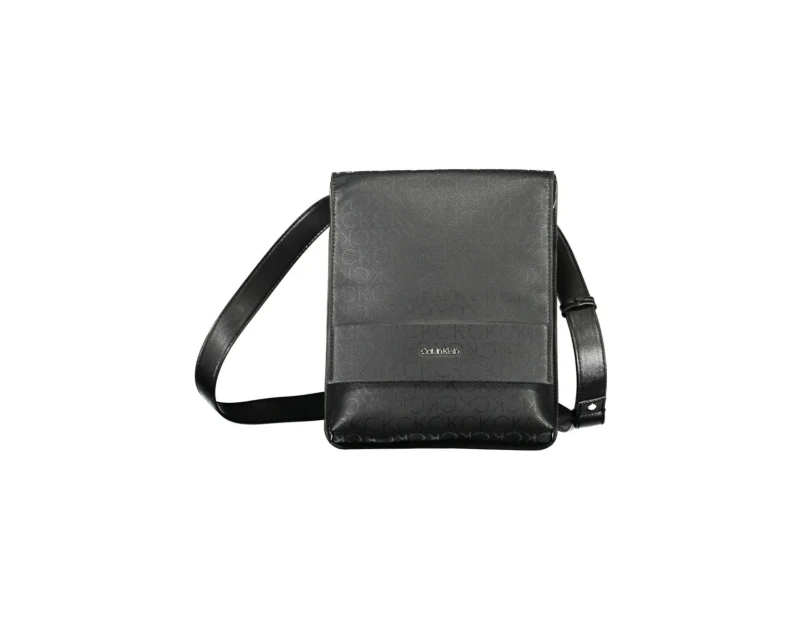 Calvin Klein Black Polyester Men Shoulder Bag