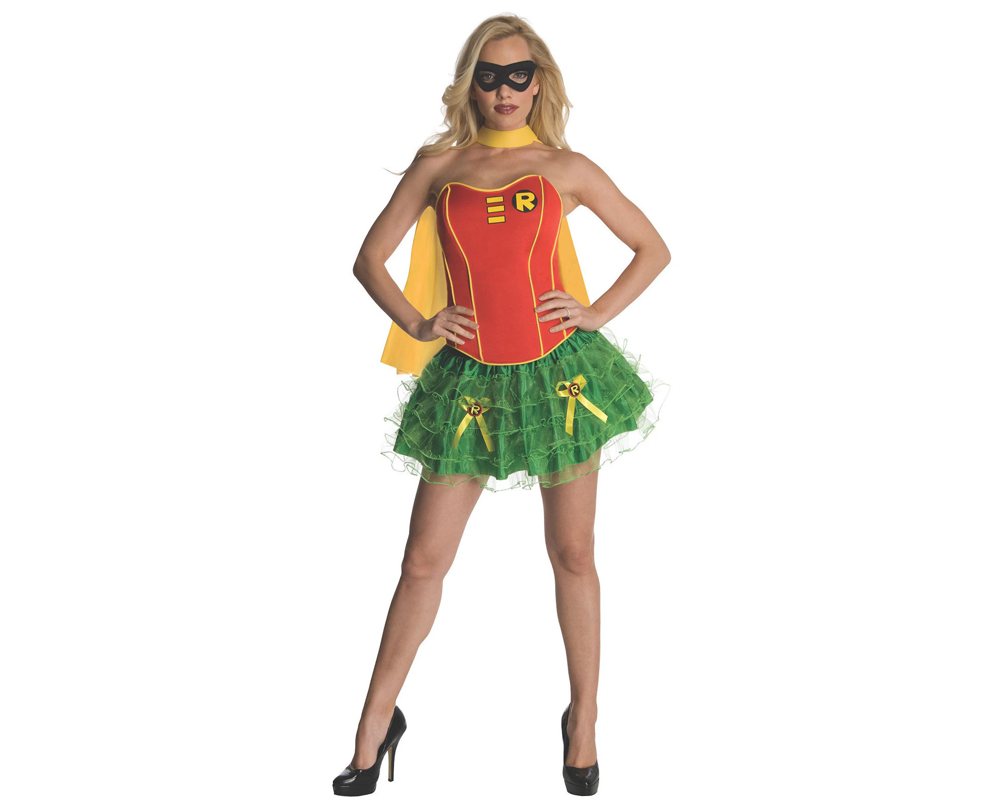 Dc Comics Robin Secret Wishes Corset/Skirt Womens Dress Up Costume - Multicoloured