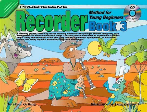 Progressive Recorder Book 3 For Young Beginners Book/CD