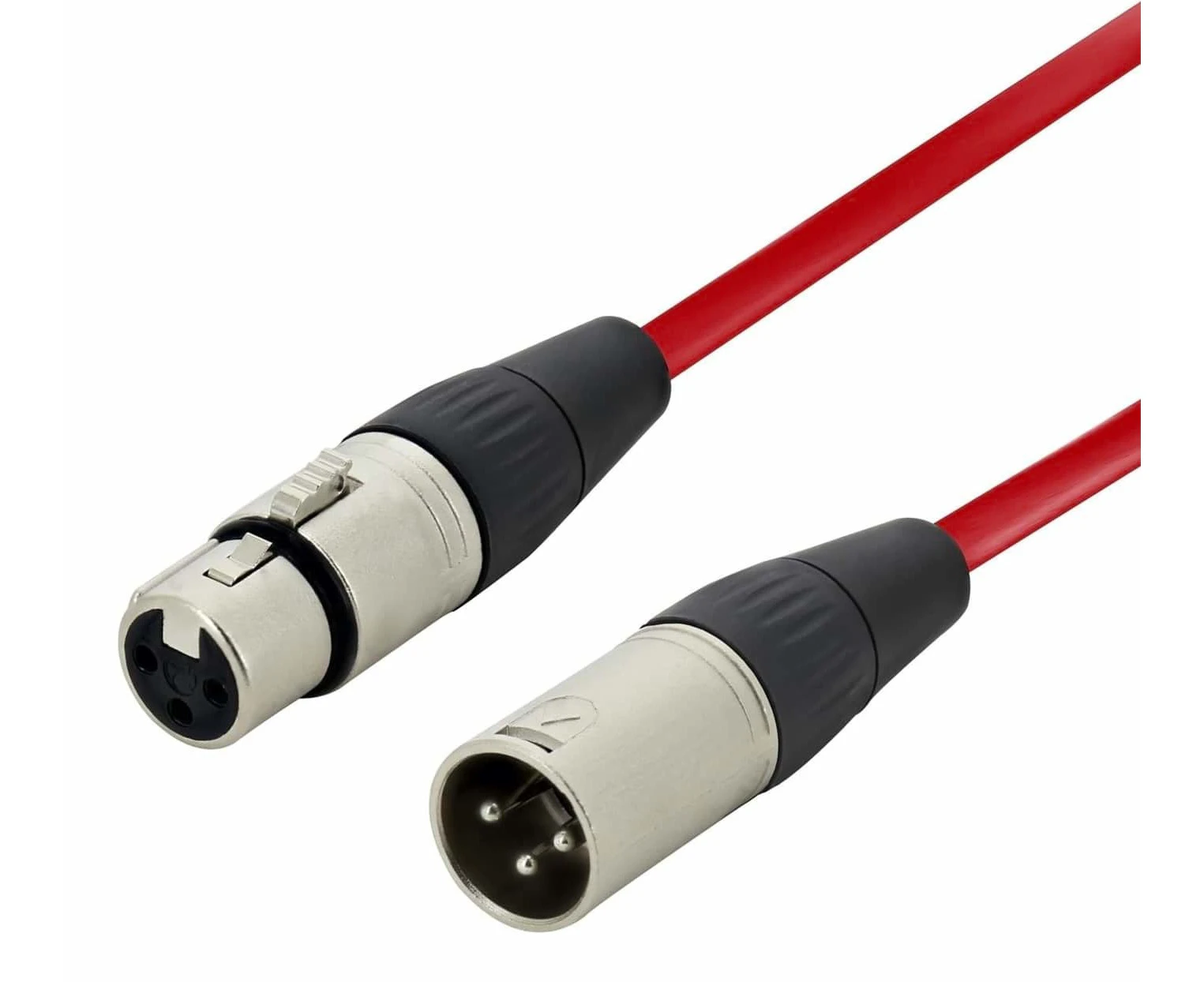 Stage Series Balanced XLR Microphone Cable - RED Cable - Wide Range of Lengths