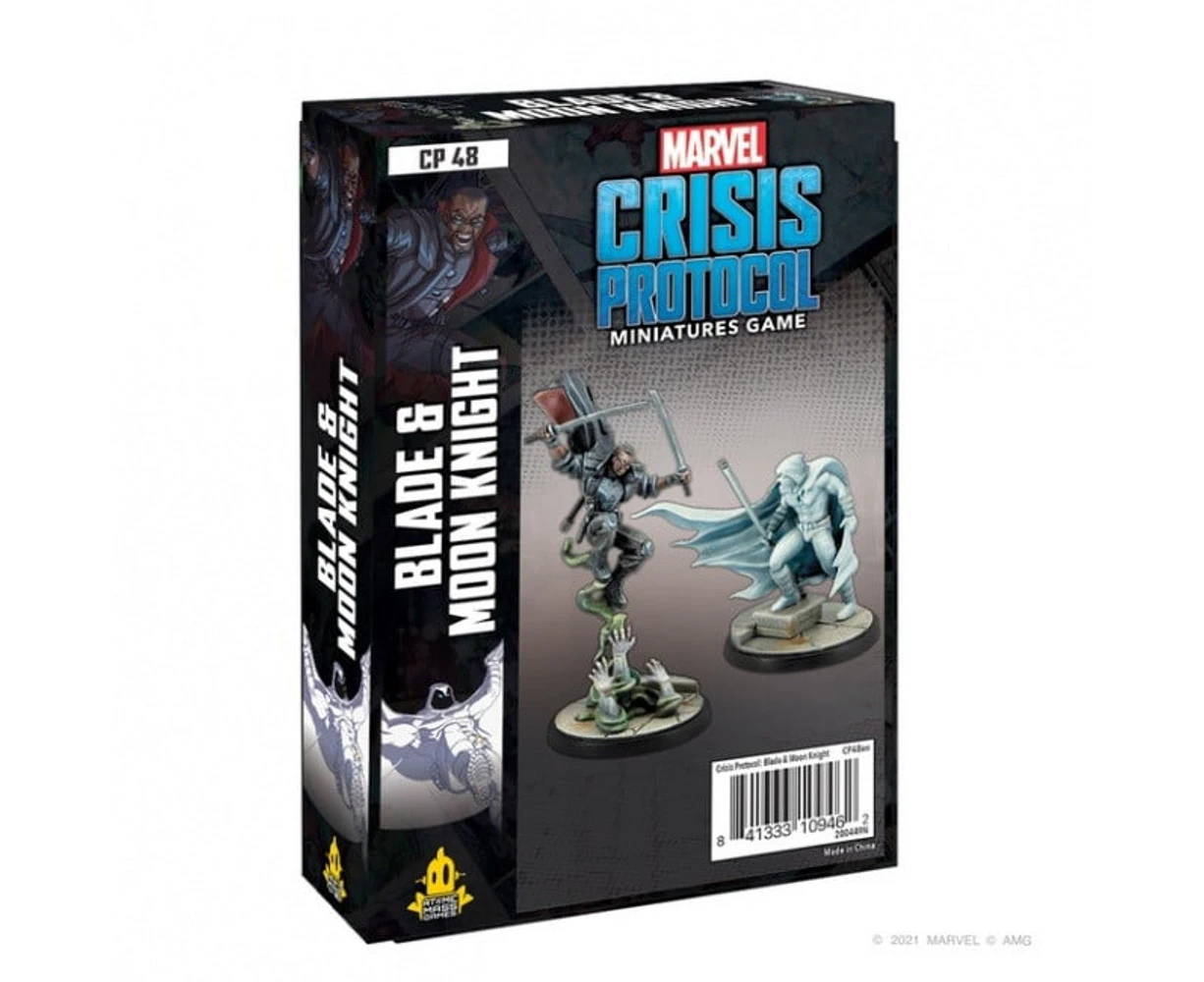 Marvel: Crisis Protocol Blade and Moon Knight Character Pack Miniatures Board Game