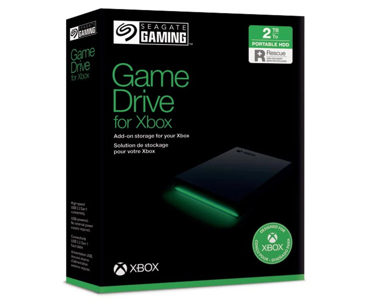 Seagate 2 TB Game Drive for Xbox Series S|X, Xbox One and PC