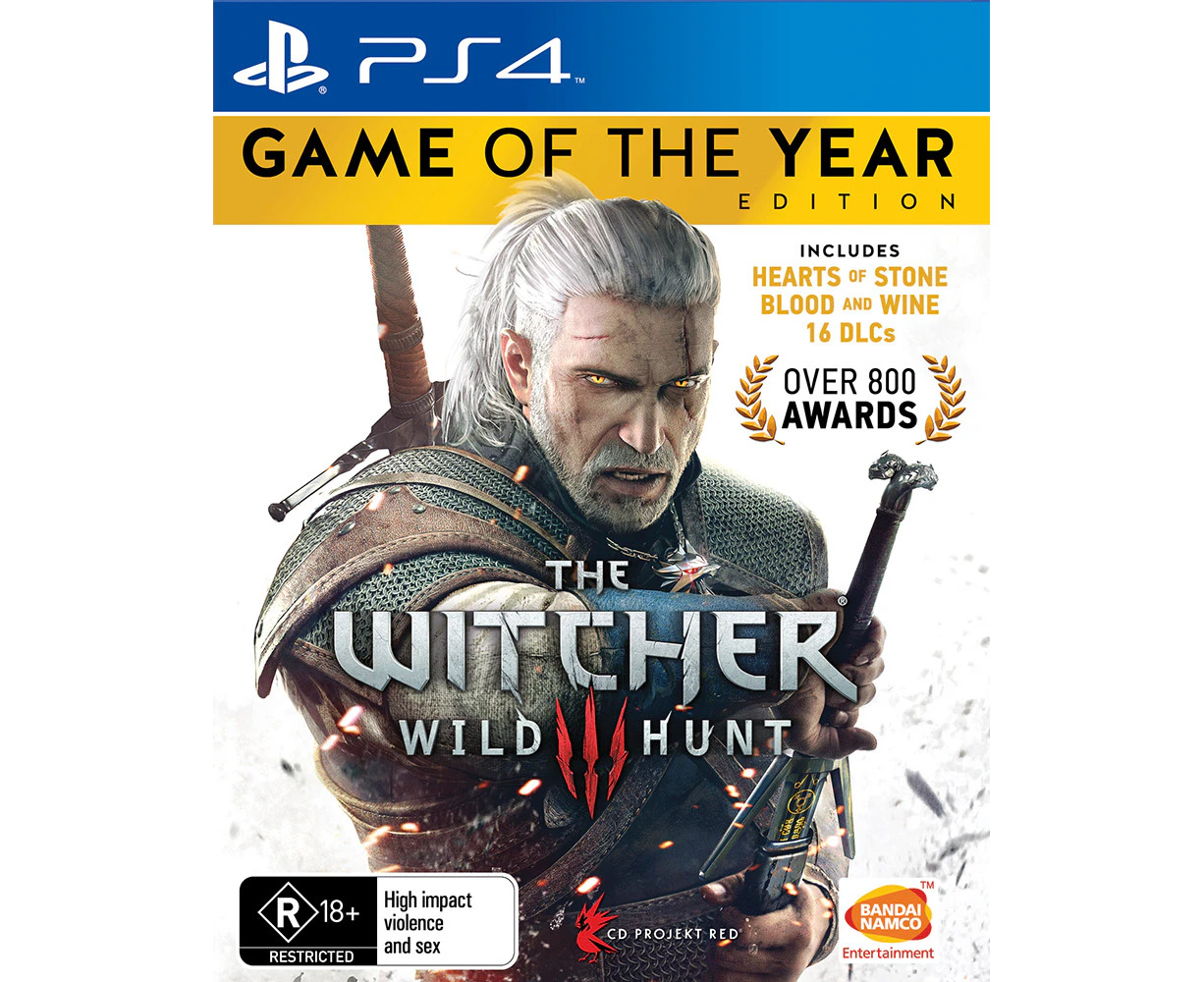 The Witcher 3: Wild Hunt Game of the Year Edition (PS4) Refurbished - Refurbished Grade B