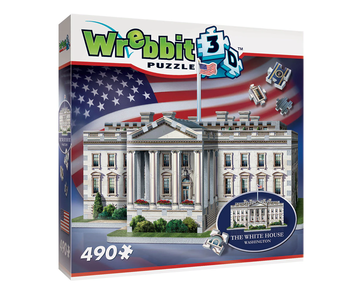 Wrebbit 3D The White House 490 Piece Jigsaw Puzzle