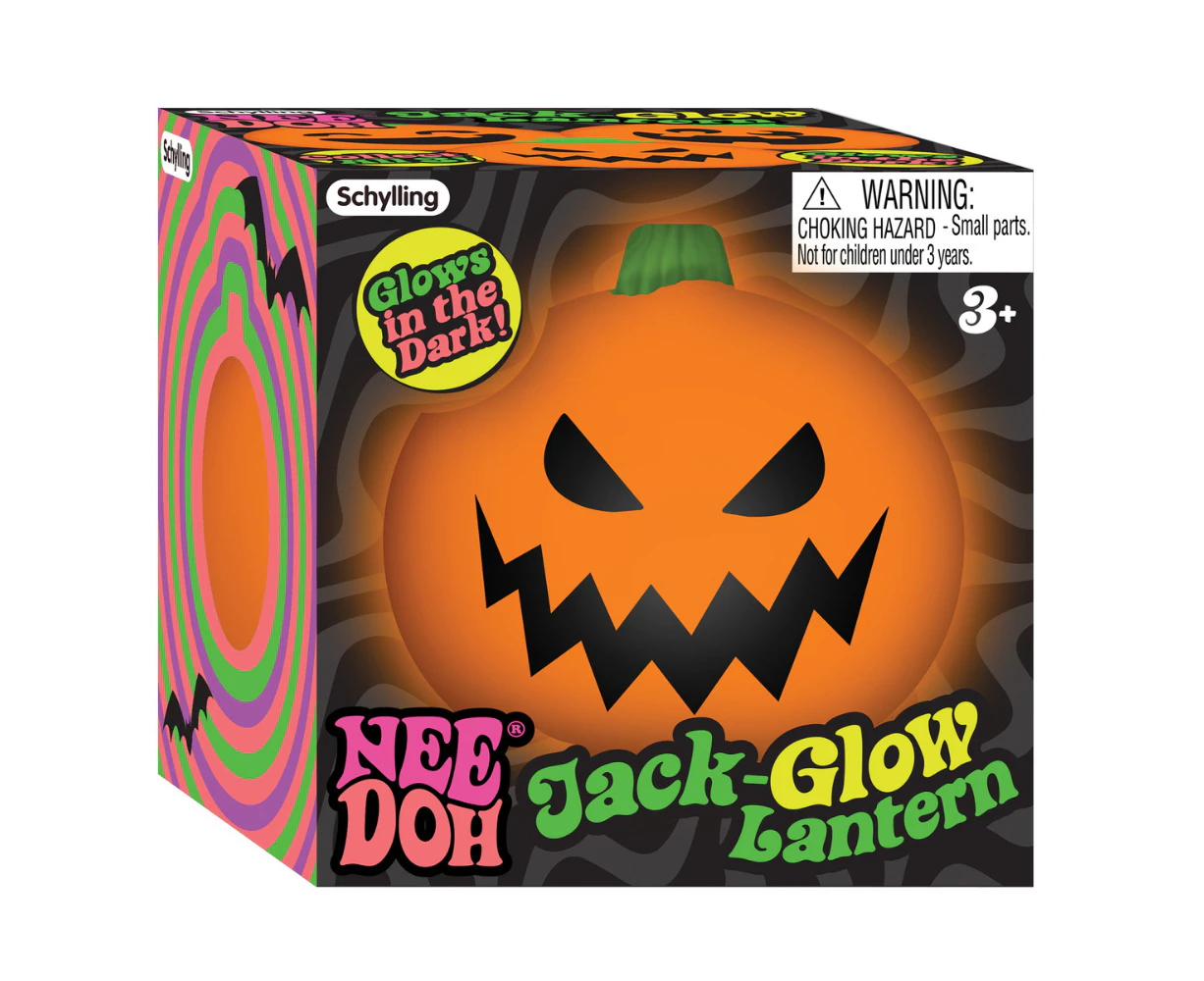 Schylling NeeDoh Jack Glow Lantern Stress Ball