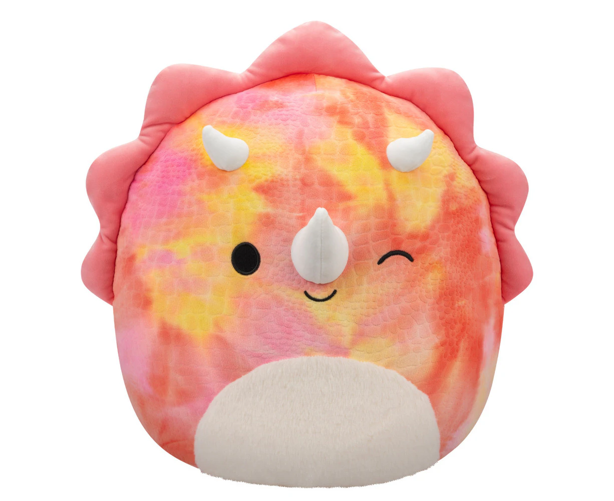 Squishmallows 16 inch Trinity The Triceratops Plush