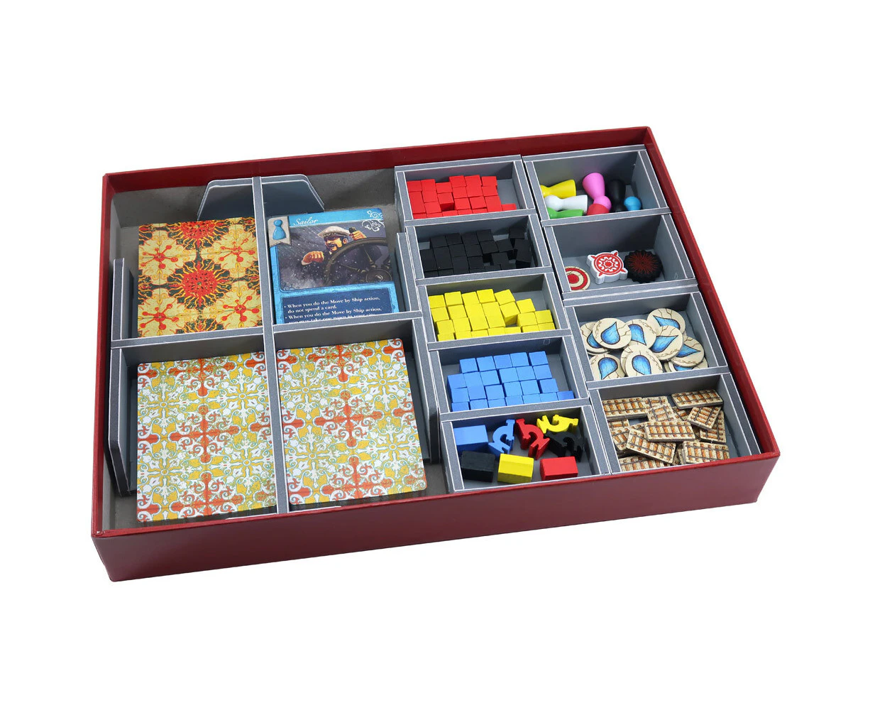 Folded Space Game Inserts Divider Tray Boardgame Organiser For Pandemic Games