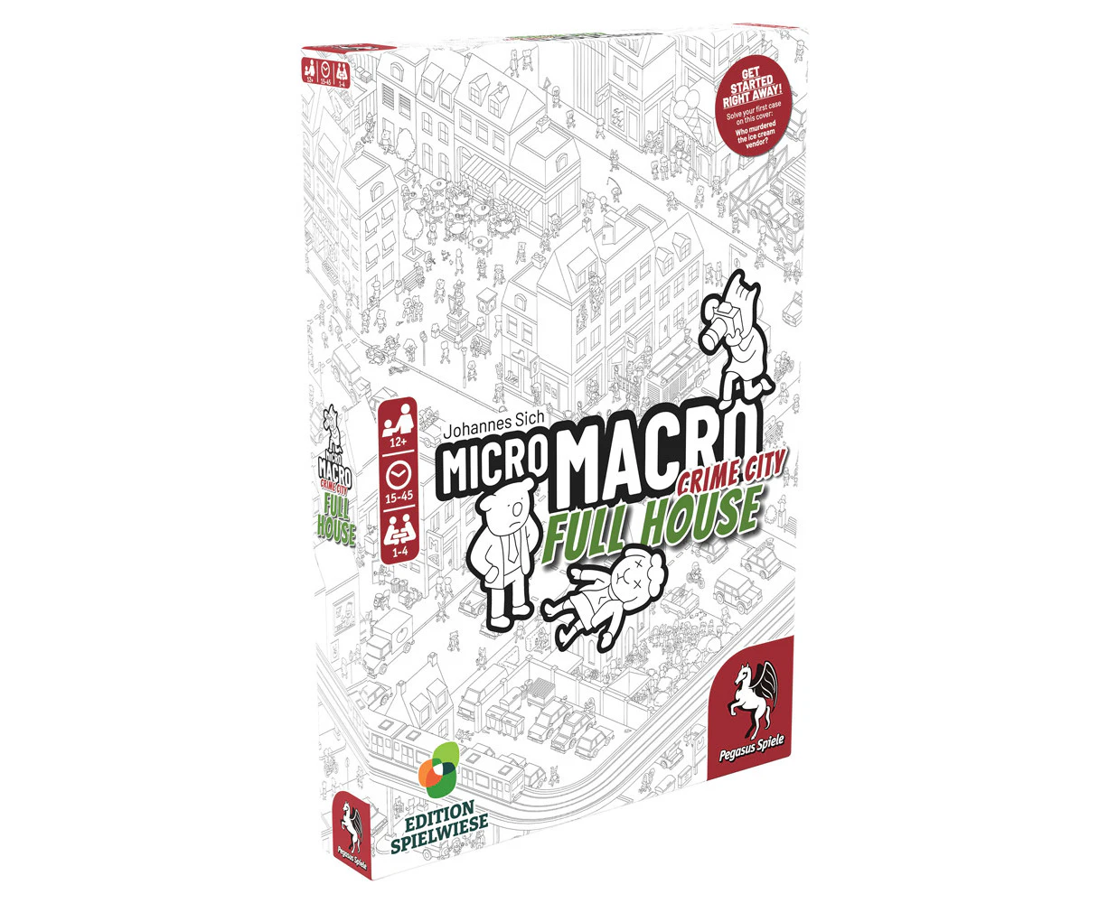 MicroMacro Crime City Full House Board Game