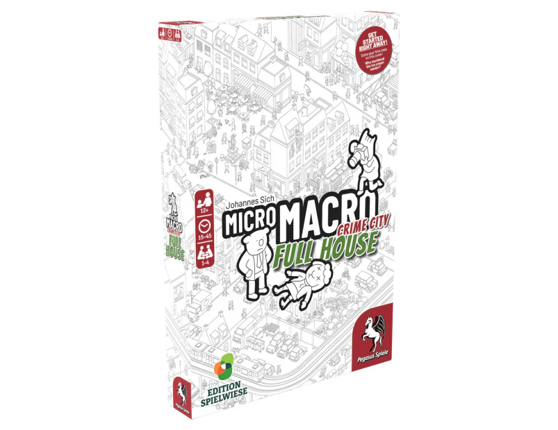 MicroMacro Crime City Full House Board Game