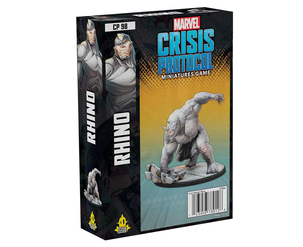 Marvel: Crisis Protocol Rhino Character Pack Miniatures Board Game