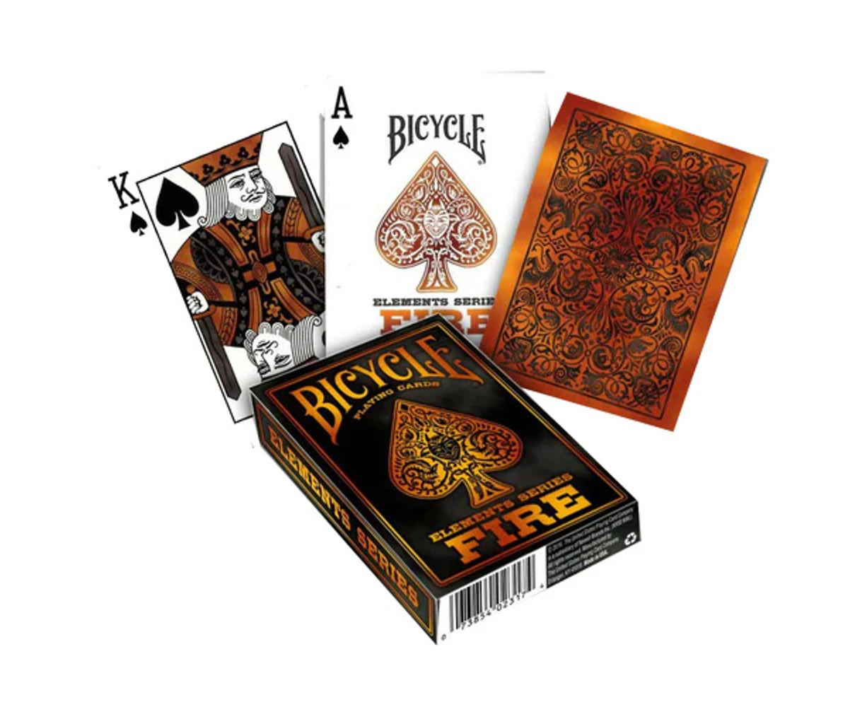 Bicycle Fire Elements Series Playing Cards