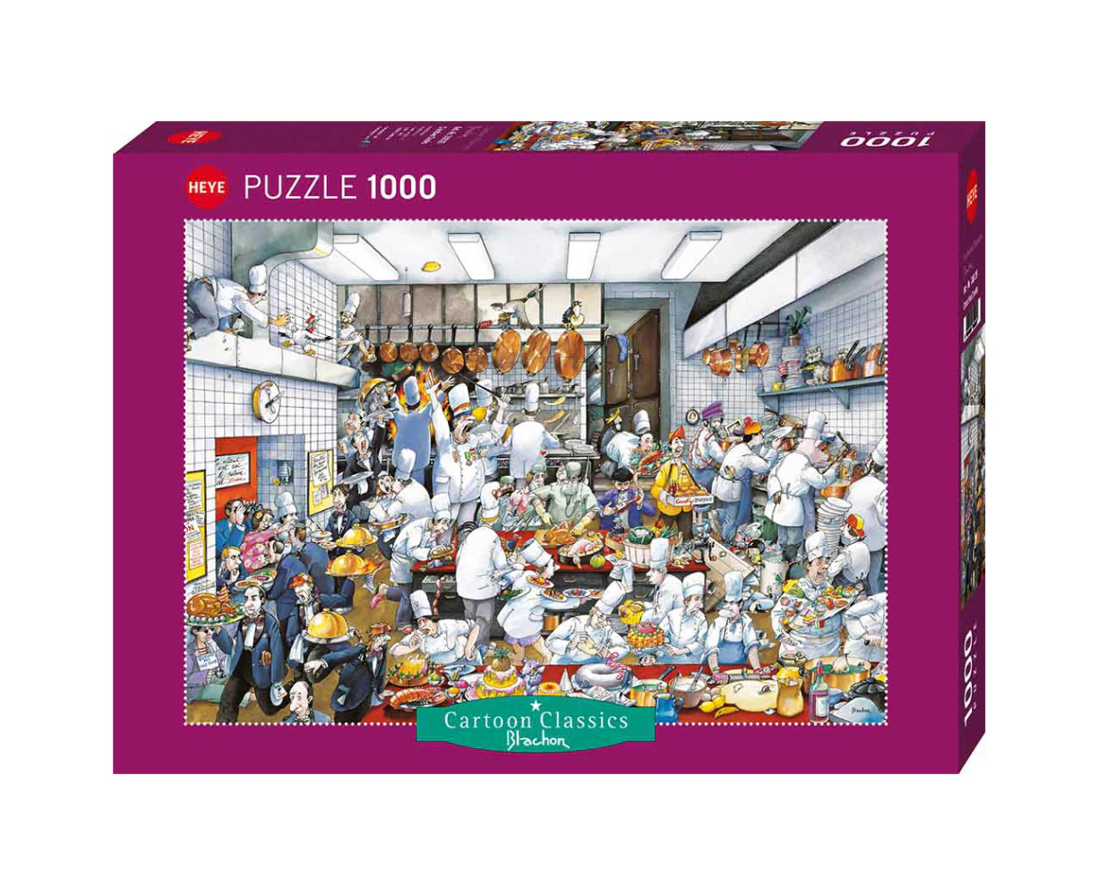 Heye Blachon Cartoon Classics Creative Cooks 1000 Piece Puzzle