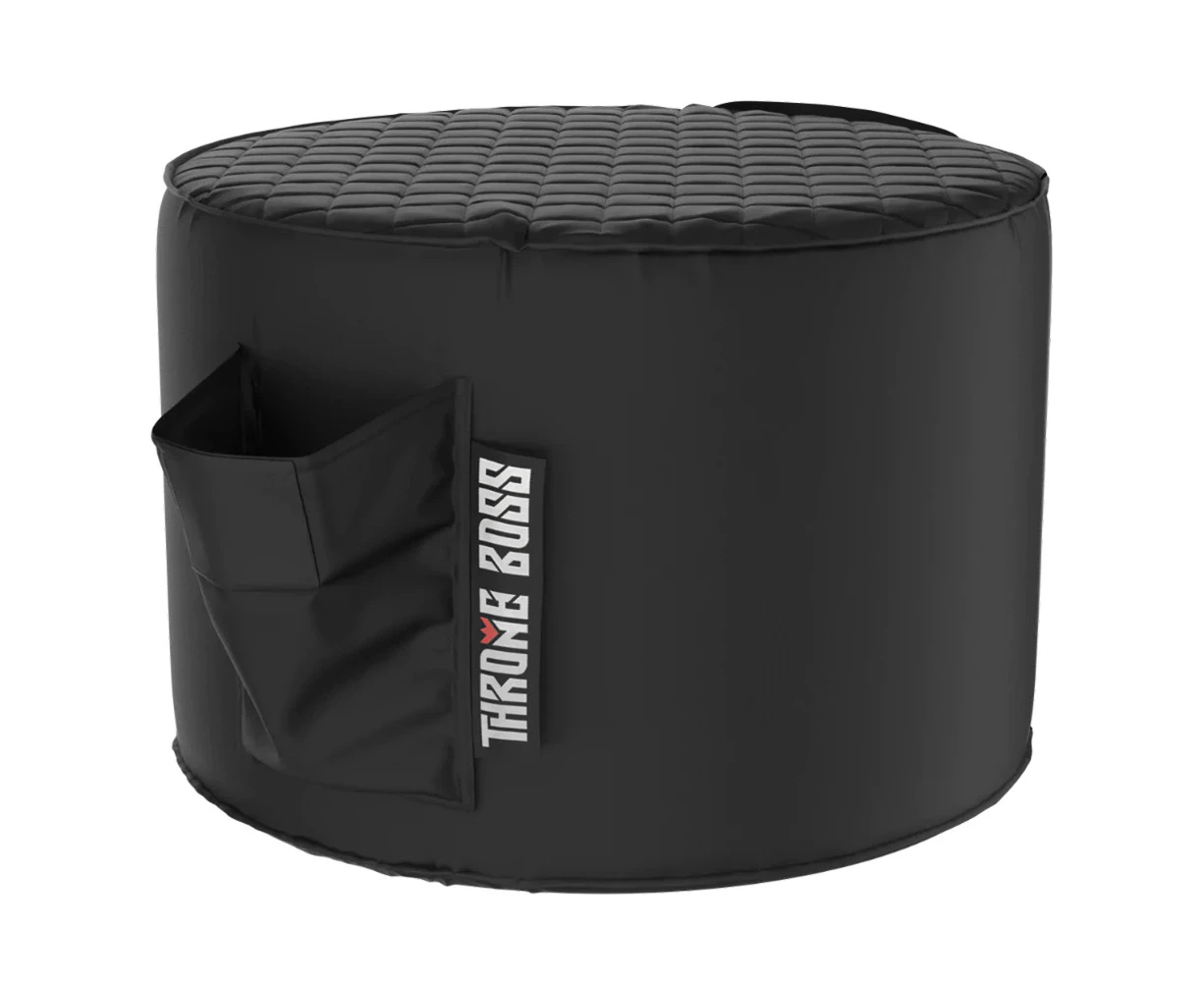 Throne Boss Footstool (Black)