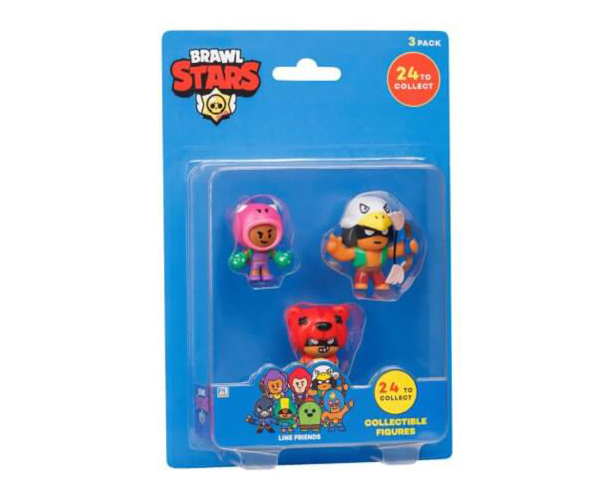 Brawl Stars 3 Pack Figure Assortment