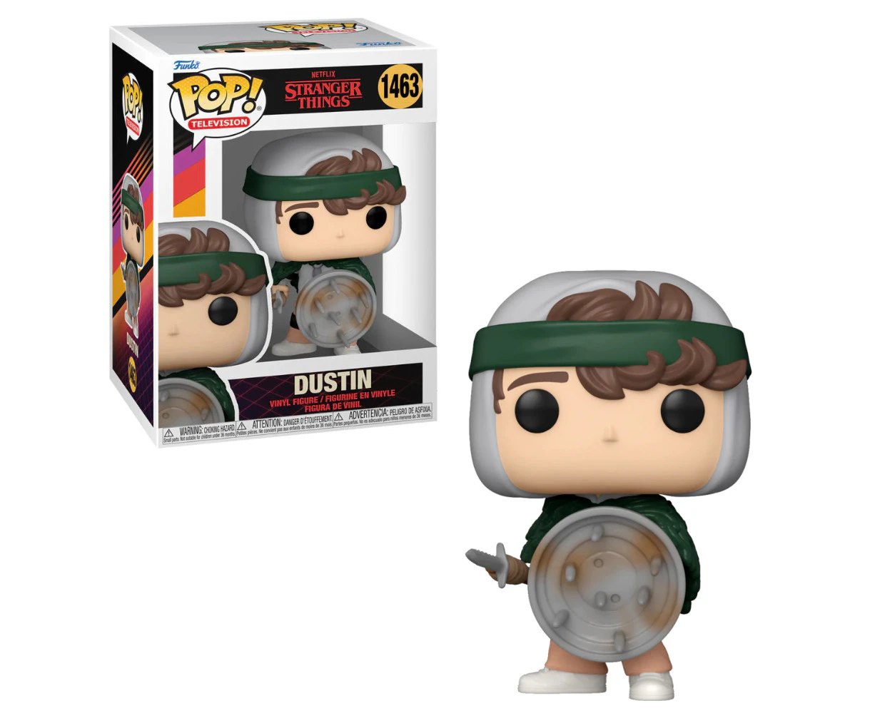 Stranger Things Hunter Dustin with Shield Funko POP! Vinyl